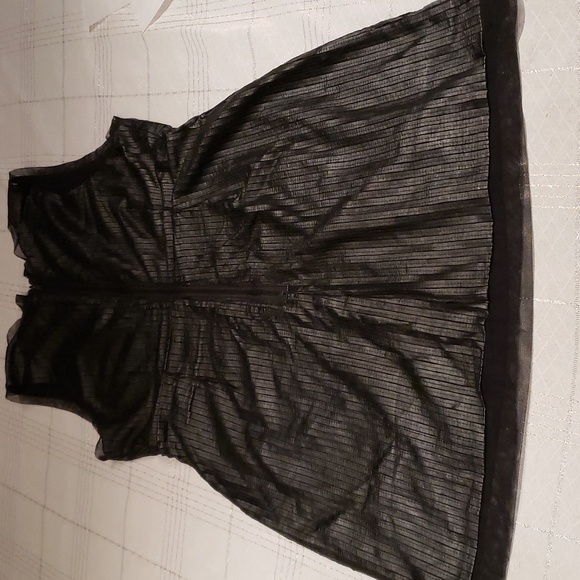 StyleStalker New DRESS Cleopatra Plunging V-neck BLACK PU Leather Mesh LBD 🎉HP - Picture 12 of 16